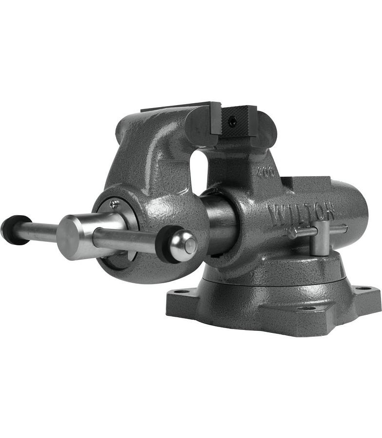 Machinist 4” Jaw Round Channel Vise with Swivel Base