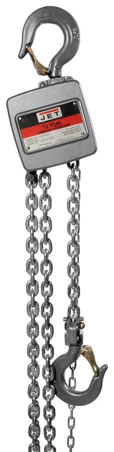 1/2-Ton Aluminum Hand Chain Hoist with 30ft of Lift | AL100-050-30
