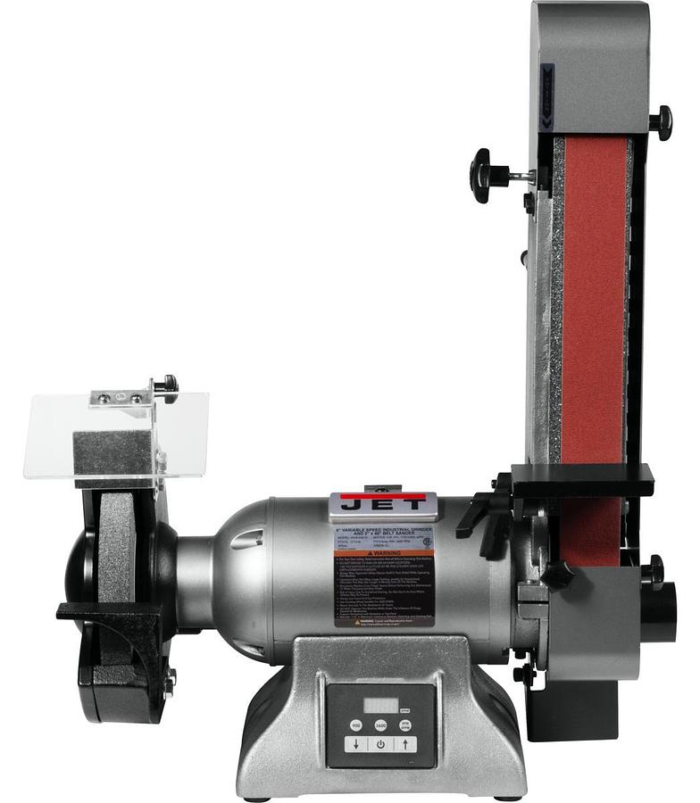 IBGB-248VS 8-Inch Variable Speed Industrial Grinder and 2 x 48 Belt Sander