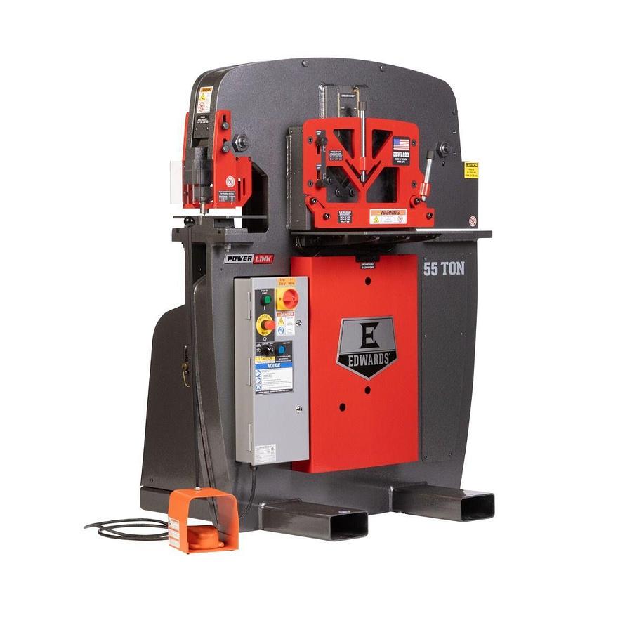 55 Ton Ironworker 208V, 3Ph with PowerLink