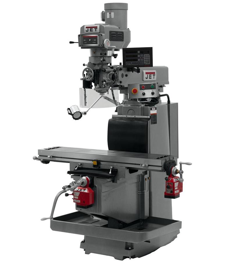 JTM-1254RVS with NEWALL DP700 3X (Q) DRO, X & Y Powerfeeds
