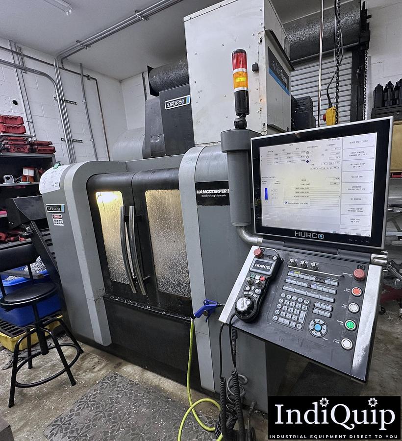 Used 2018 Hurco VM10i CNC Vertical Mill with 4th Axis