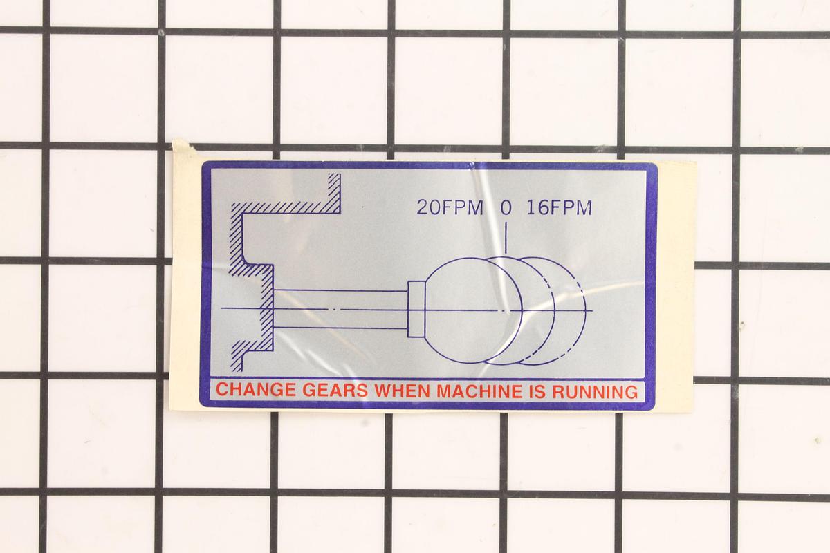 Label Jwp-15Ho | PA-G18-1