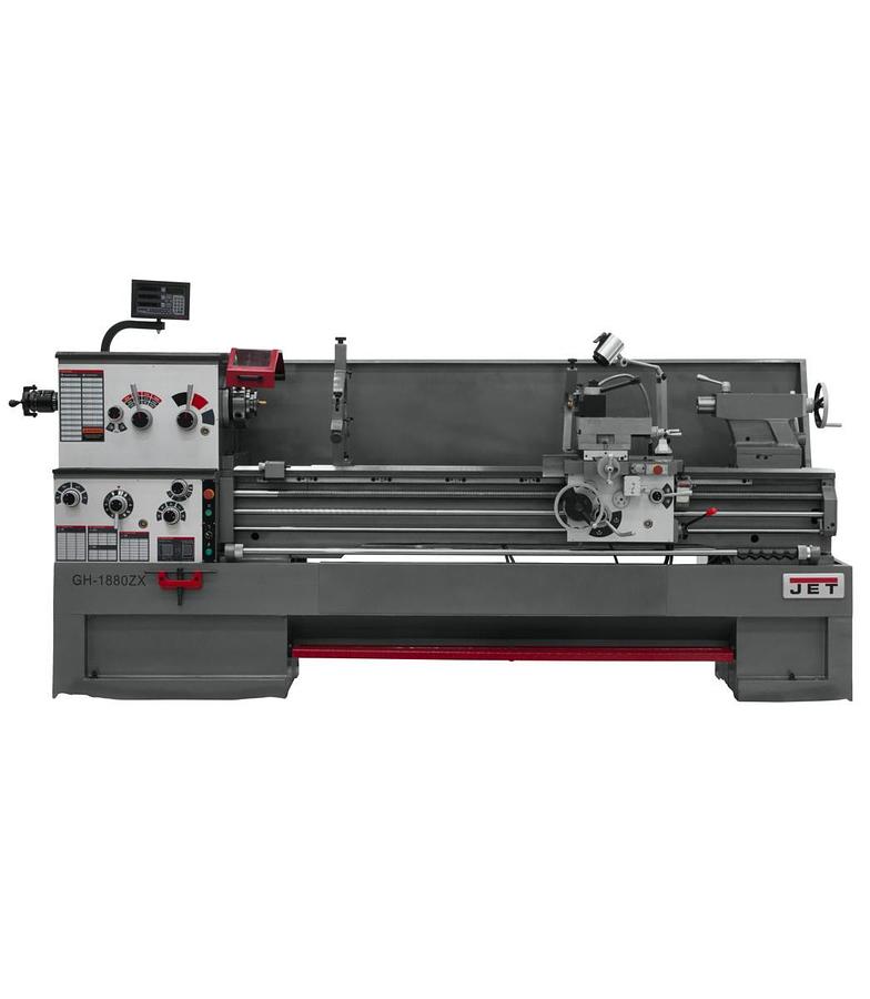 GH-1880ZX Lathe With Newall DP700 DRO With Collet Closer
