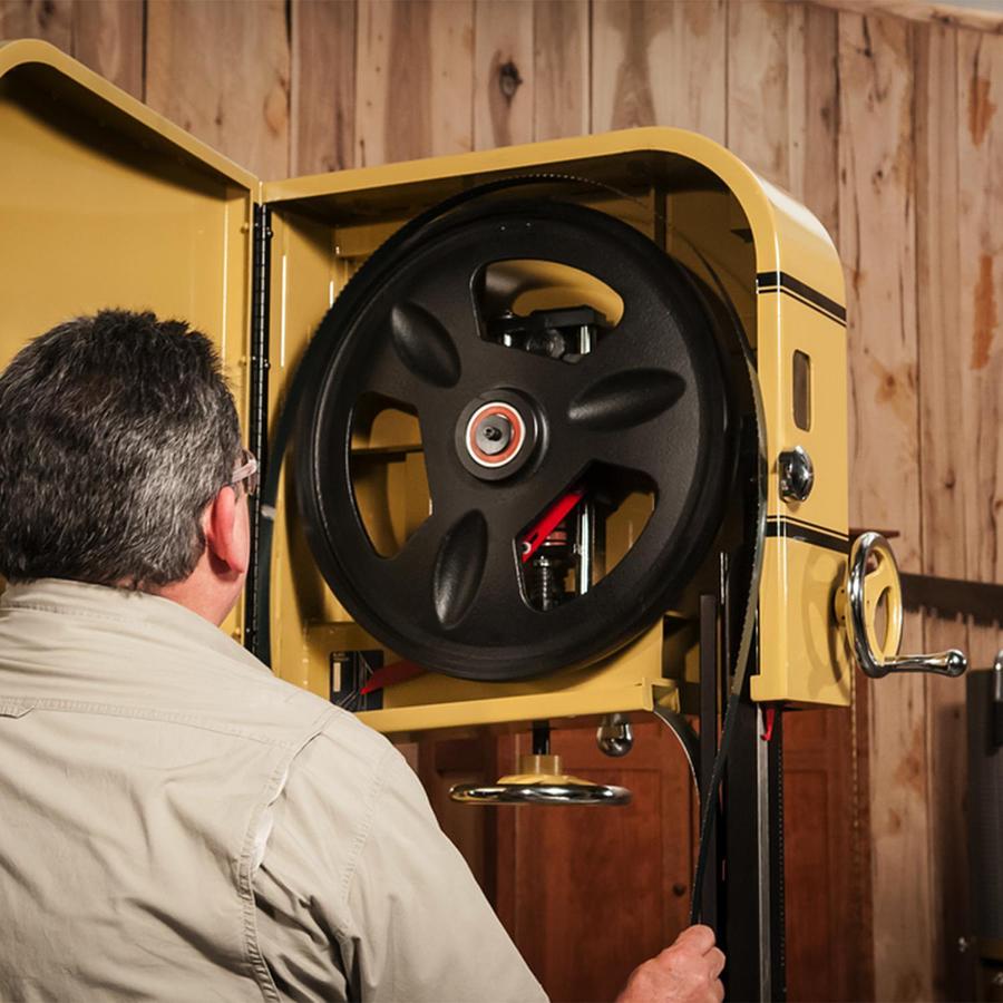 PM1800B-3T, 18-Inch Woodworking Bandsaw with ArmorGlide, 5 HP, 3Ph 460V