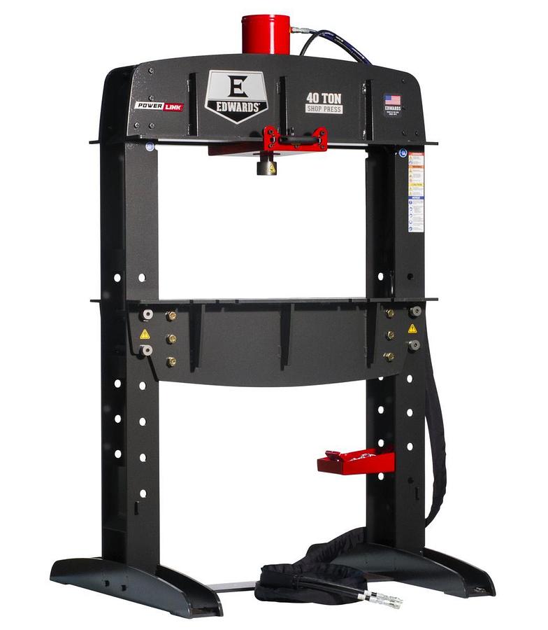 40 Ton Shop Press and Portable Power Unit 230V, 1Ph