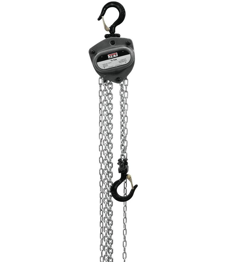 1/4-Ton Hand Chain Hoist with 30' Lift & Overload Protection | L-100-250WO-30
