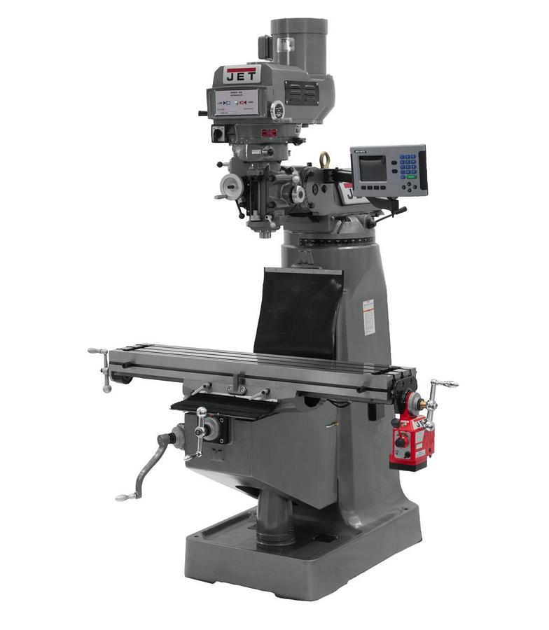 JTM-4VS Mill With ACU-RITE 203 DRO With X-Axis Powerfeed