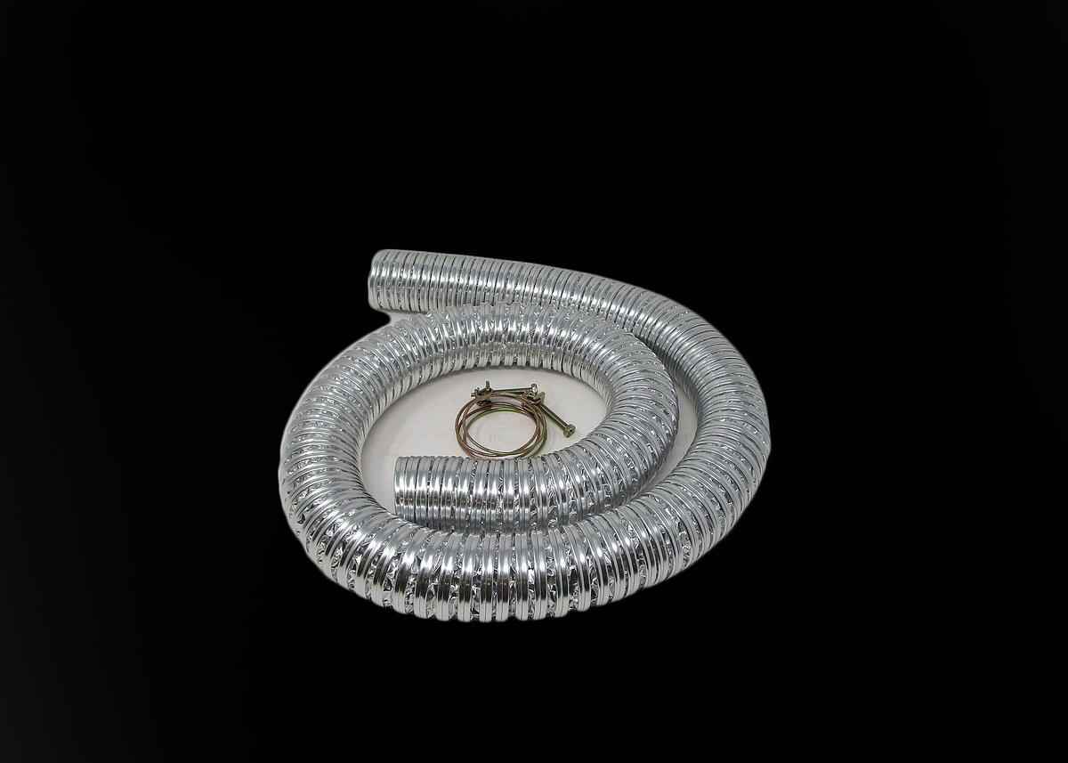 JET — Heat Resistant Dust Collection Hose, 2 in dia x 8 ft length, max 130 degrees