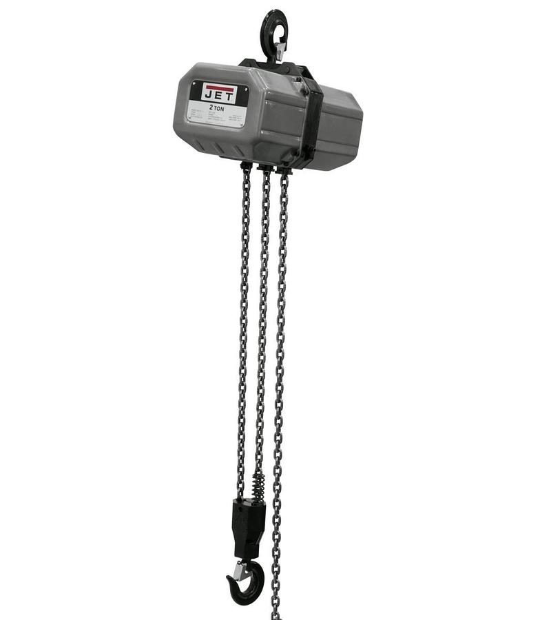 2SS-1C-20, 2-Ton Electric Chain Hoist 1-Phase 20' Lift
