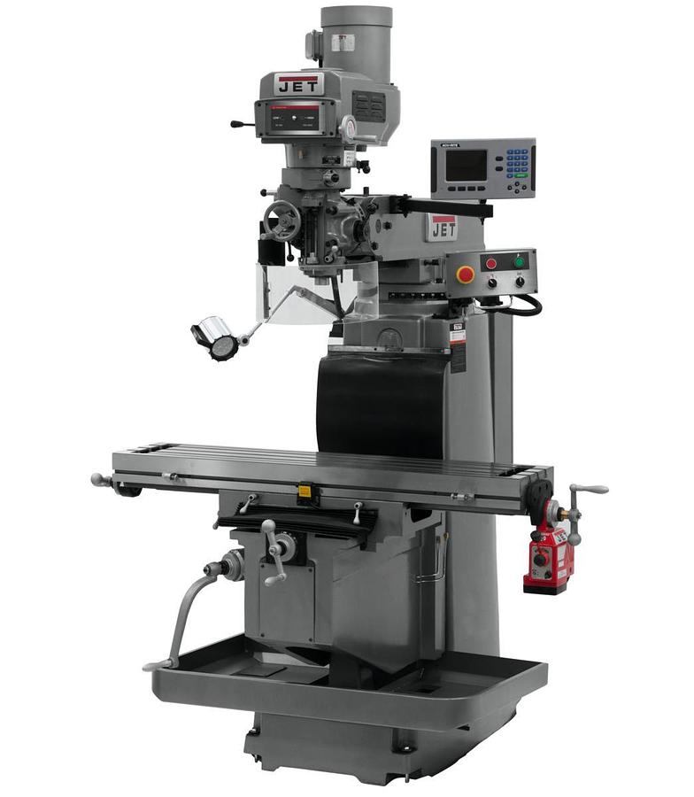 JTM-1254RVS with ACU-RITE 203 3X (K) DRO & X Powerfeed