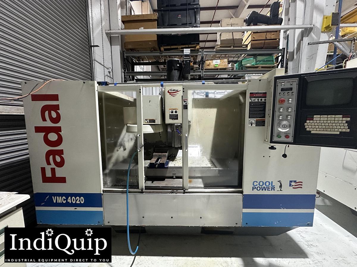 Used 1999 Fadal VMC 4020 CNC Vertical Mill