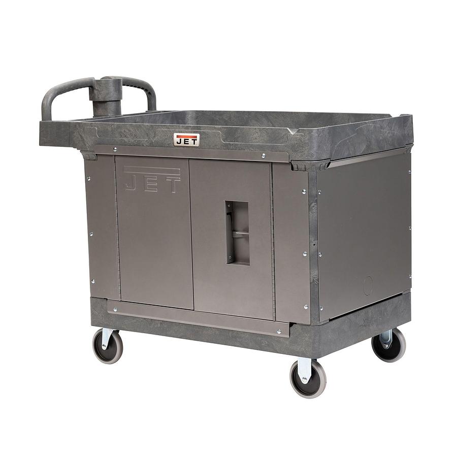 LOAD-N-LOCK Security Cart System with PUC-4325 Resin Utility Cart