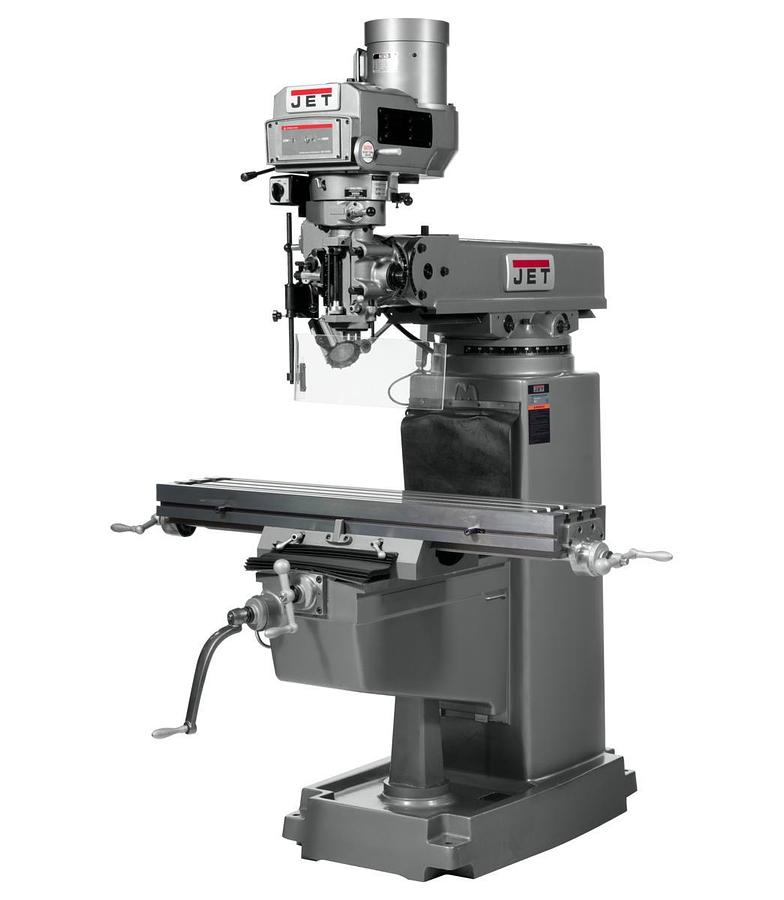 JTM-1050VS2 Mill With ACU-RITE 303 DRO With X and Y-Axis Powerfeeds