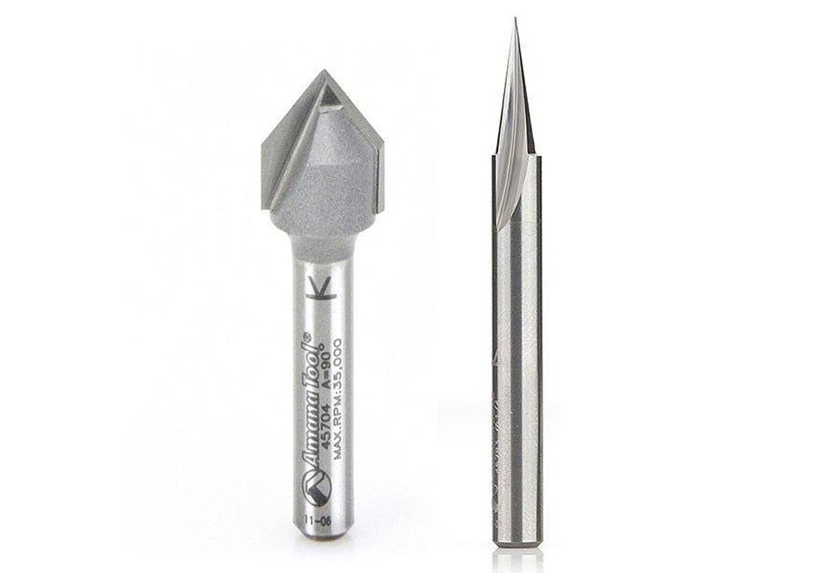 ABS205 - 2pc CNC Sign-making Bit Set
