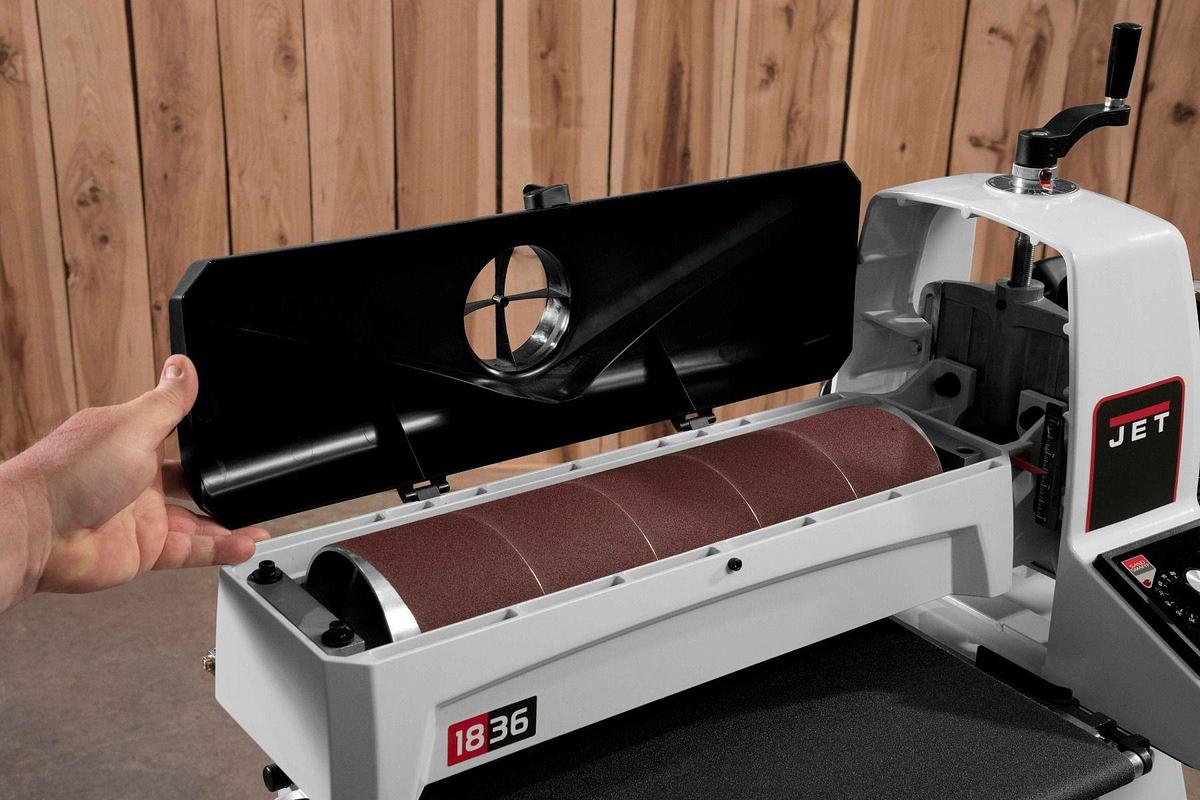 JWDS-1836 Drum Sander with Stand