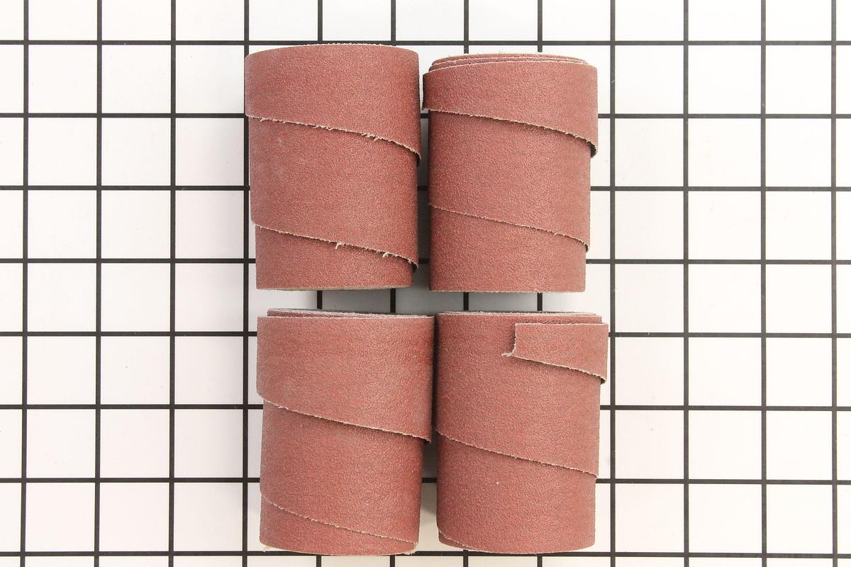 JET — Ready-to-Wrap Abrasive Sandpaper, 16 in, 80 Grit, Pack of 4