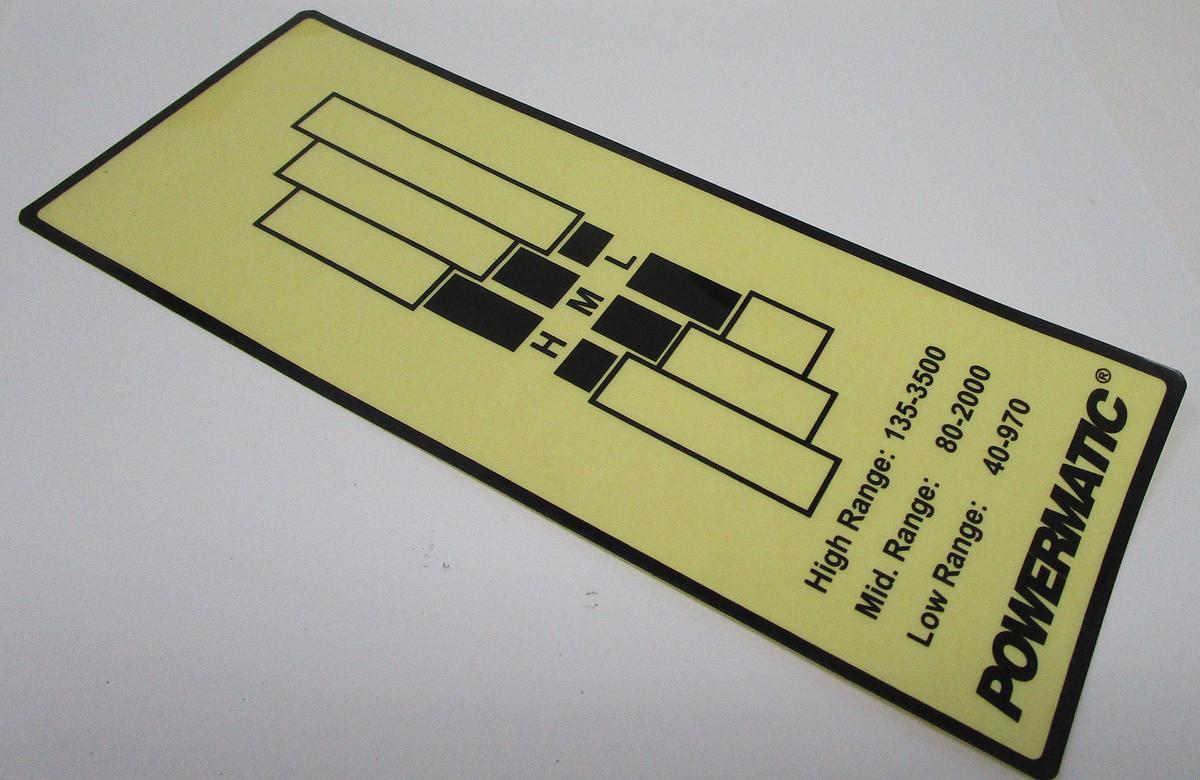 Speed Label | 4224B-156
