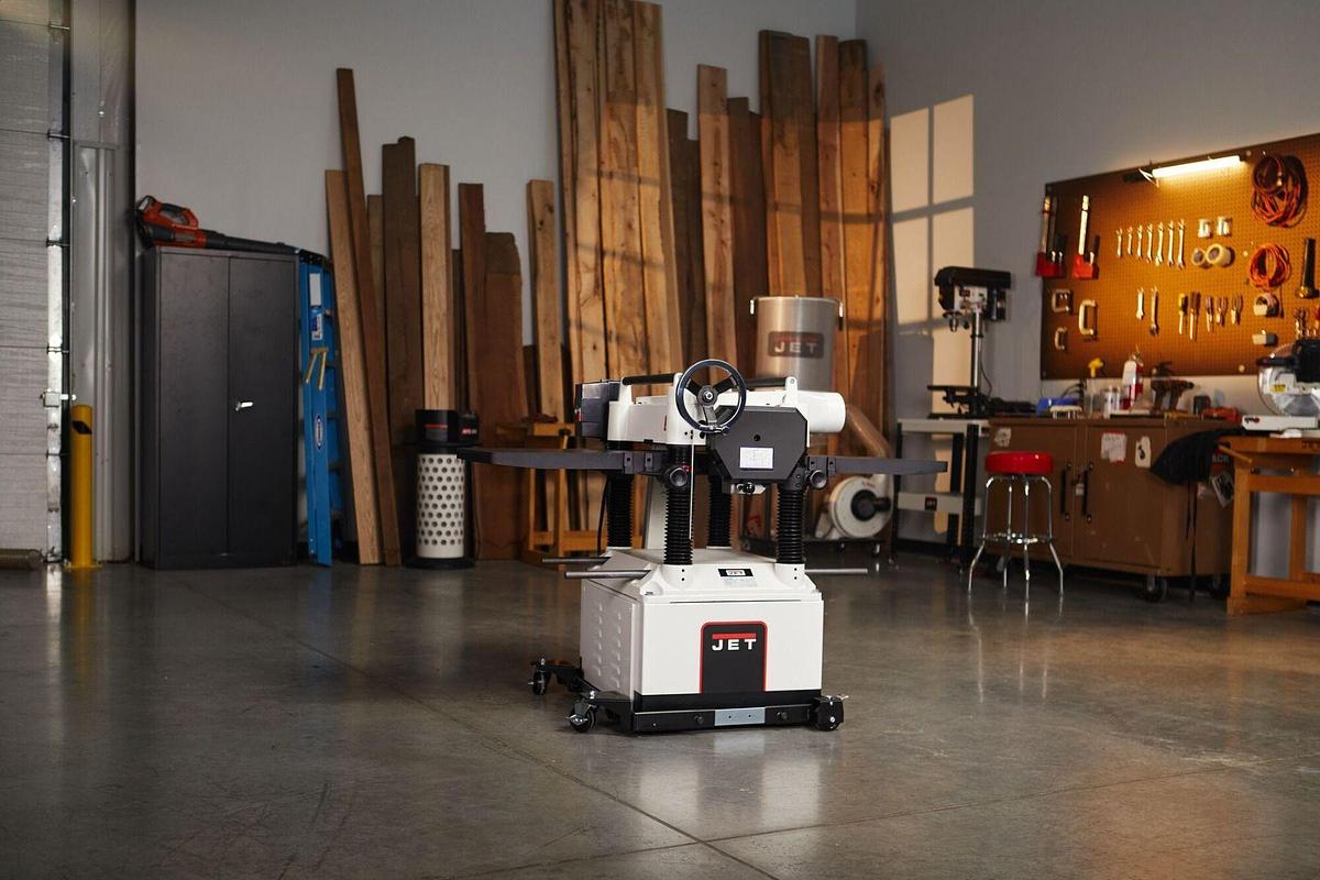 JWP-208HH-BLK, JET Black 20" Helical Head Planer, 230V 1PH, 5HP