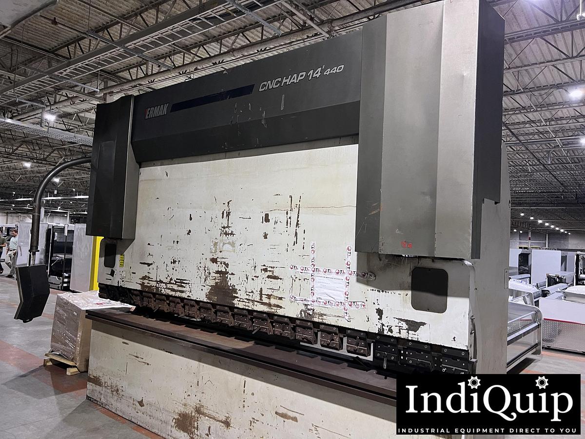 Used Ermak CNC HAP 14' x 440 ton hydraulic press brake