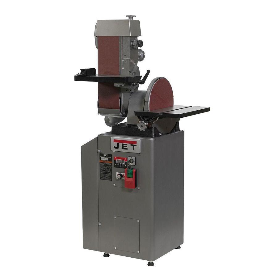 J-64812VS, 6" x 48" Variable-Speed Belt and 12" Disc Finishing/Grinding Machine