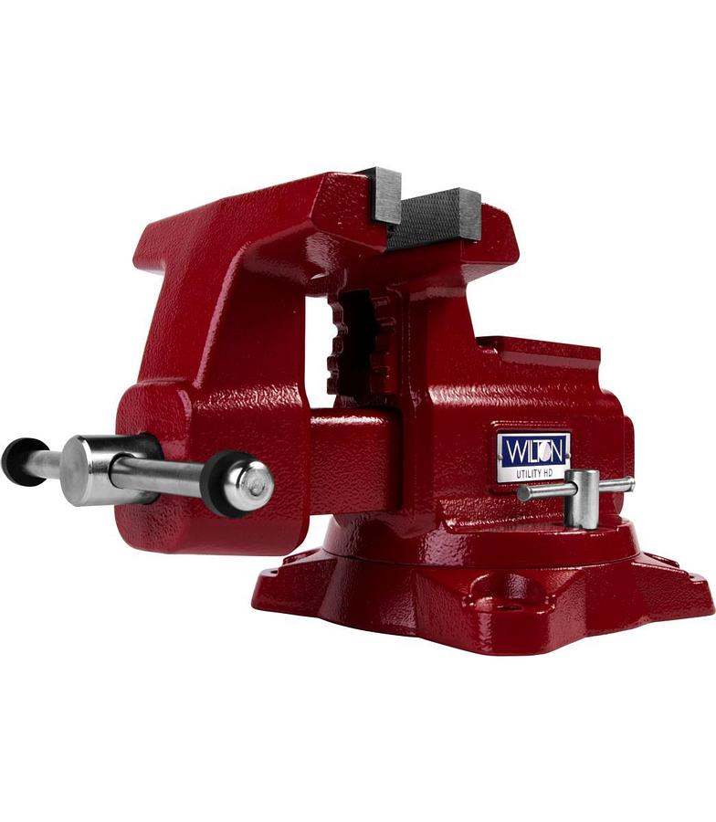 Utility HD Bench Vise 6-1/2" Jaw Width, 6-1/4" Jaw Opening, 360° Swivel Base
