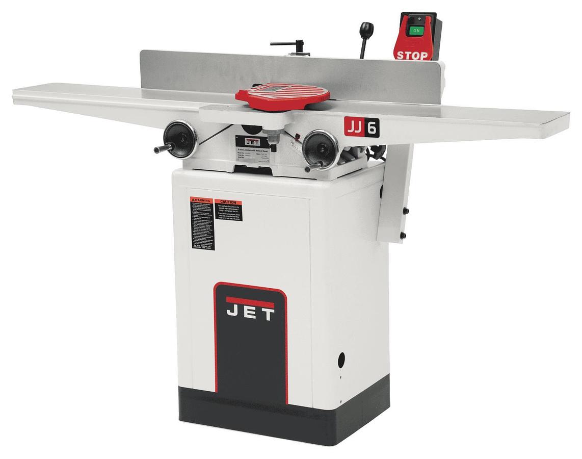 6" Long Bed Wood Jointer with Helical Head Kit (JJ-6HHDX)