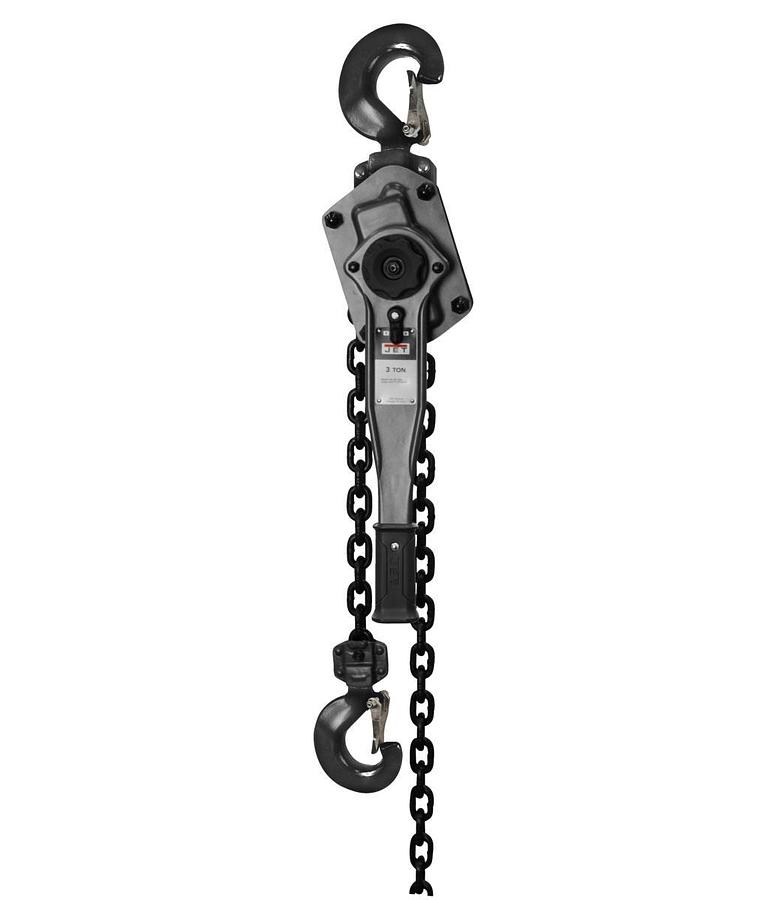 JLP-300A-15SH, 3 Ton Lever Hoist, 15' Lift & Shipyard Hooks