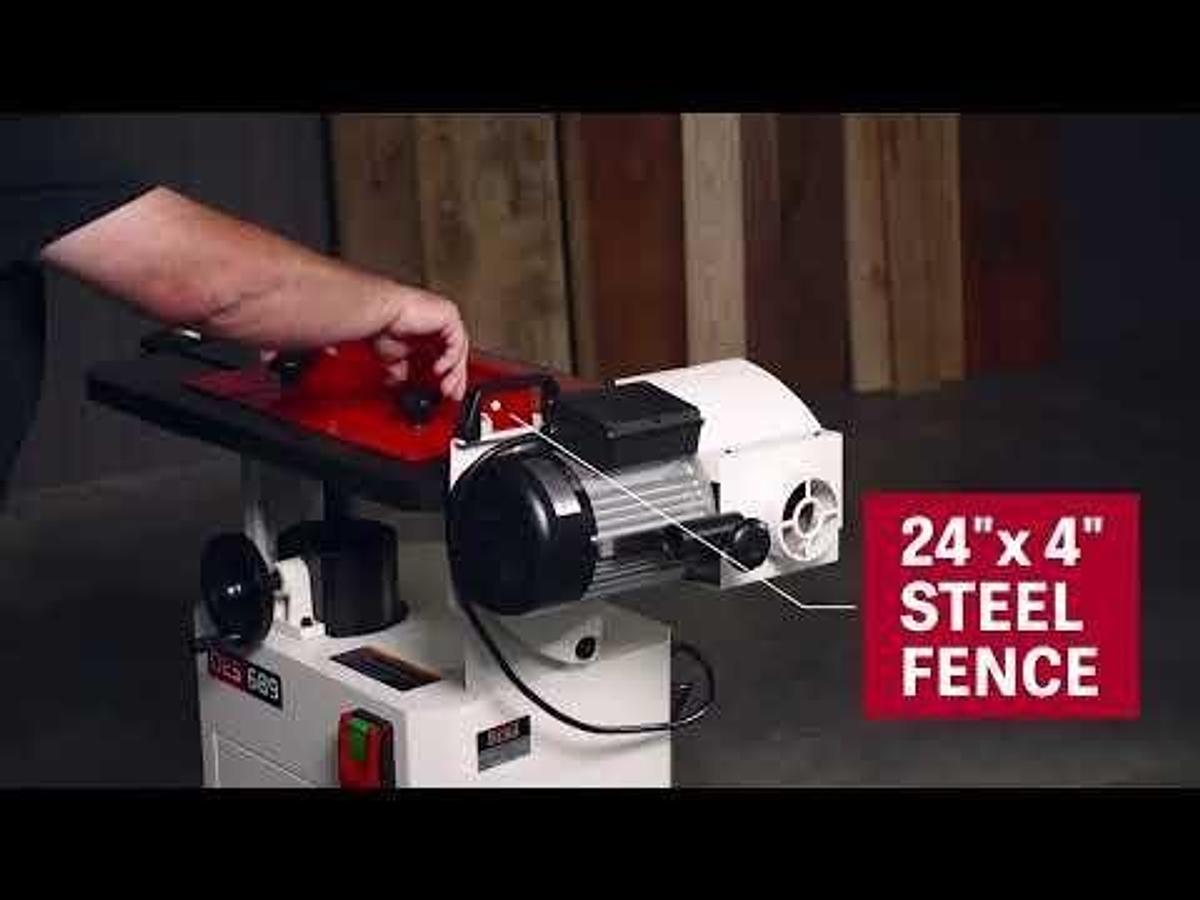 OES-689-BLK JET Black Oscillating Edge Sander, 6" x 89" Belt