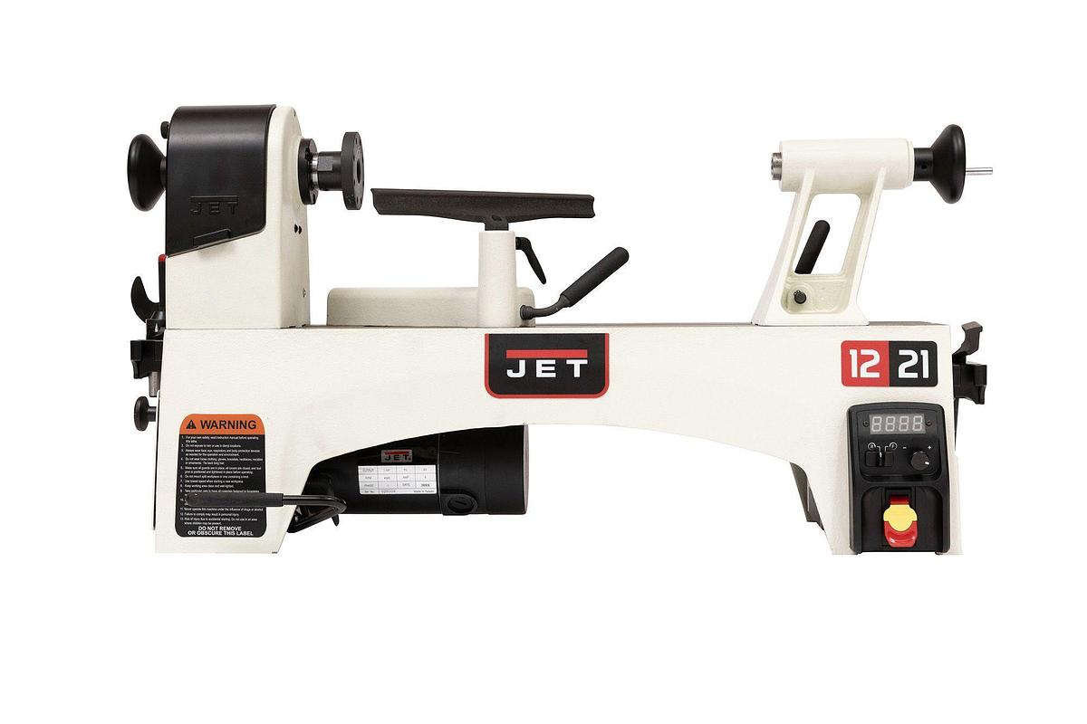JWL-1221VS 12'' x 21'' Variable Speed Wood Lathe