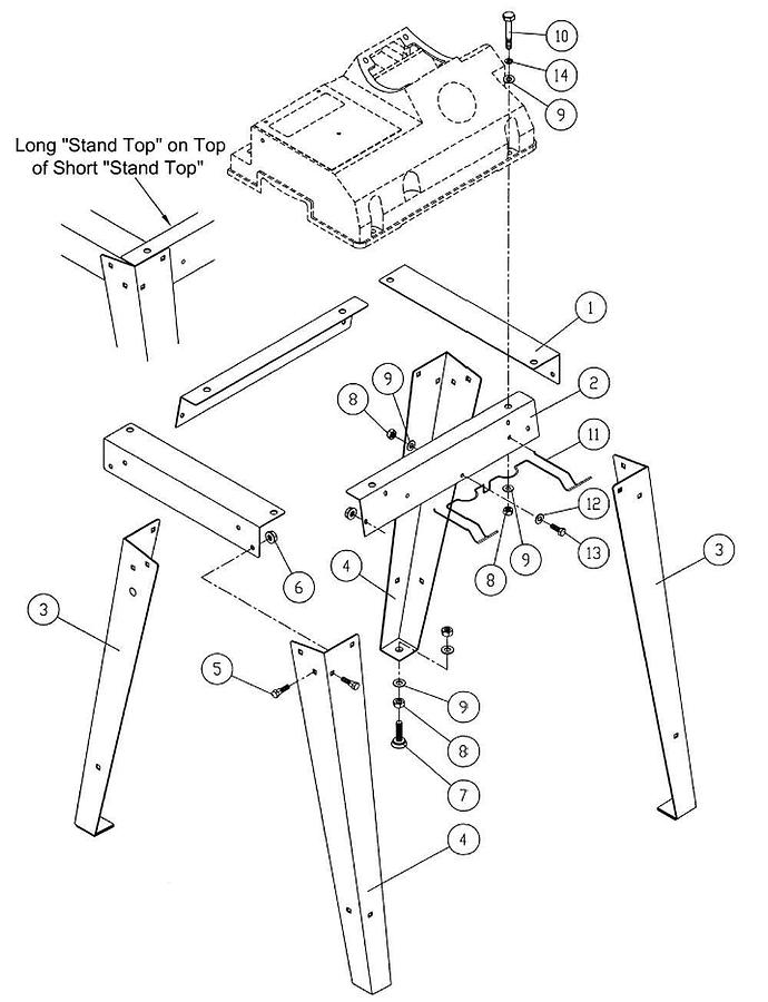 JSG-96OS, 6" x 48" Belt / 9" Disc Sander with Open Stand, 3/4HP 1Ph, 115V