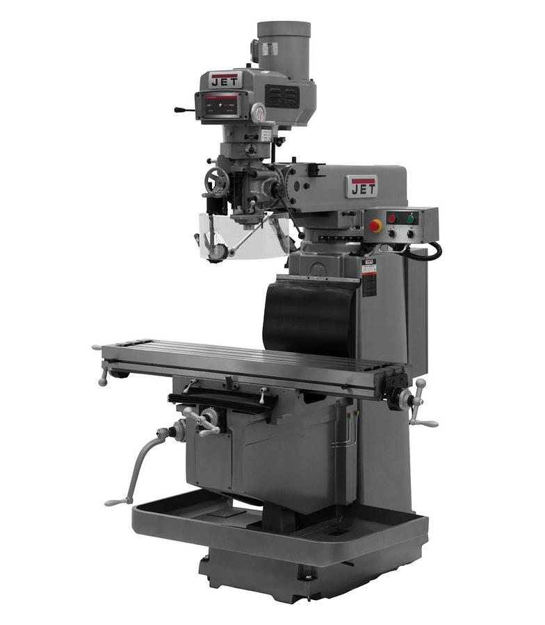 JTM-1254RVS with Acu-Rite 303 3X (K) DRO, X,Y&Z Powerfeeds
