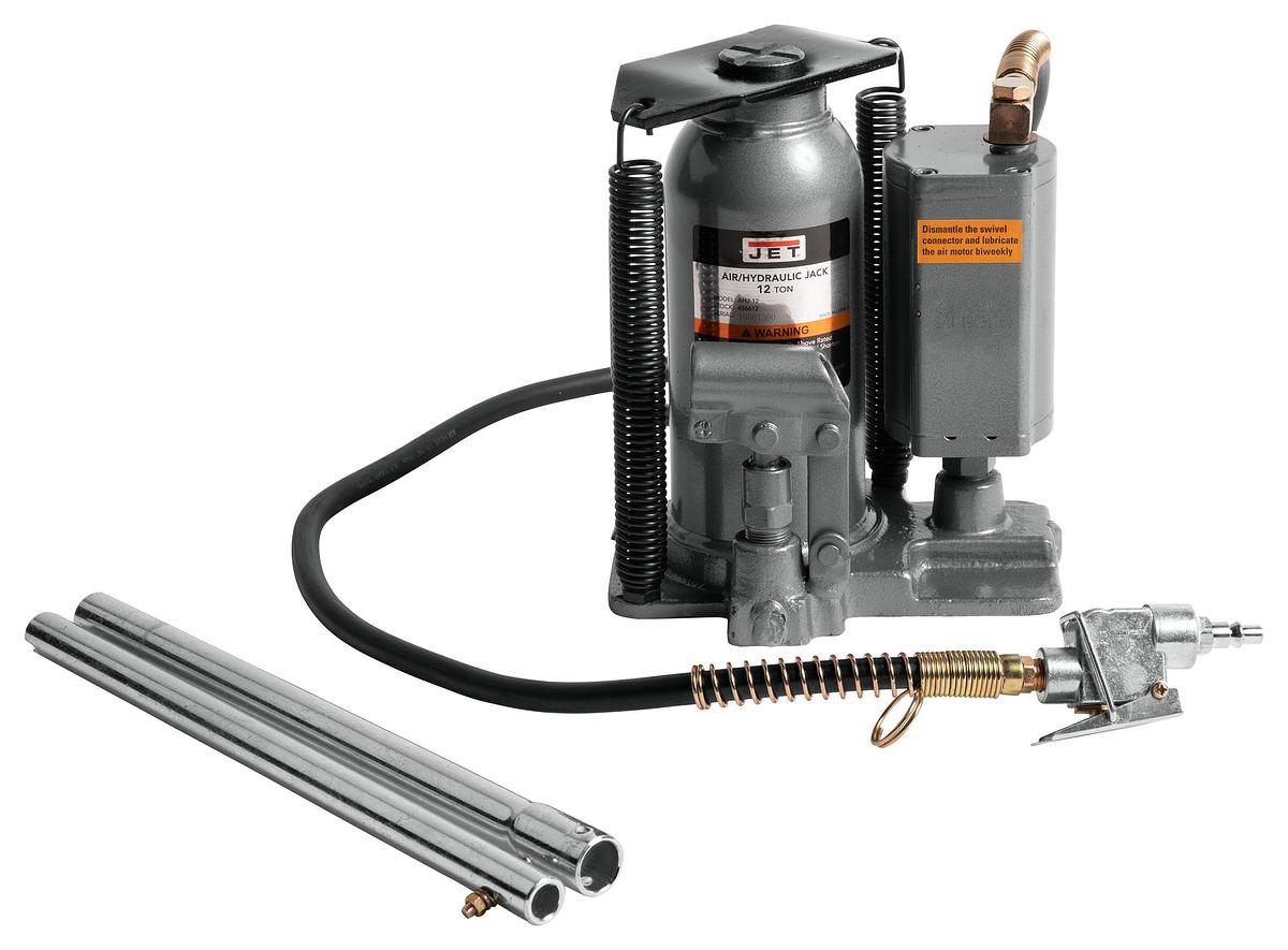 AHJ-12, 12-Ton Air / Hydraulic Bottle Jack