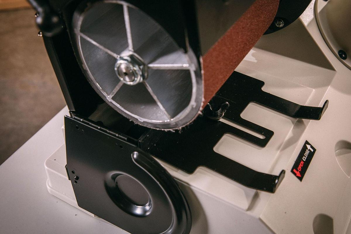 JSG-96OS, 6" x 48" Belt / 9" Disc Sander with Open Stand, 3/4HP 1Ph, 115V