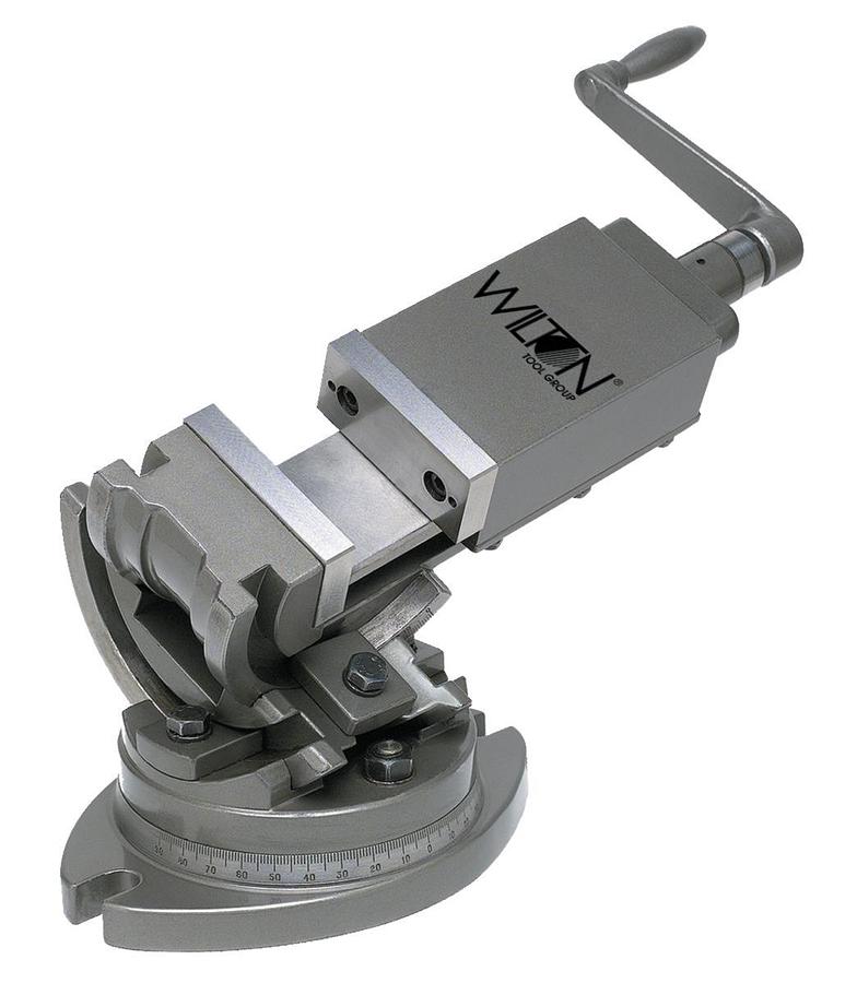 3-Axis Precision Tilting Vise 6" Jaw Width, 1-3/4” Depth