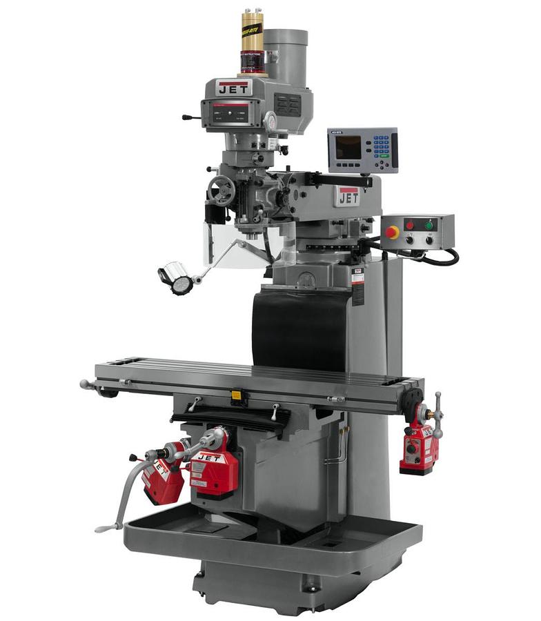 JTM-1254RVS with ACU-RITE 203DRO X, Y & Z Powerfeeds & Air Power Drawbar