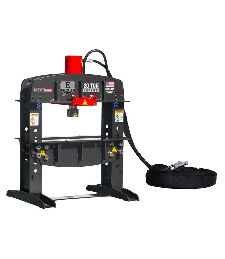 20 Ton Shop Press and Portable Power Unit 230V, 3Ph