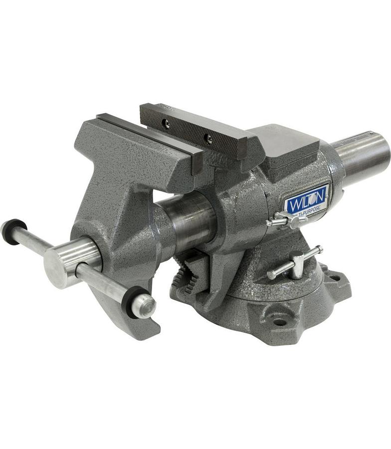 Multi-Purpose Bench Vise, 5-1/2" Jaw Width, 5" Jaw Opening, 2-3/4" Throat
