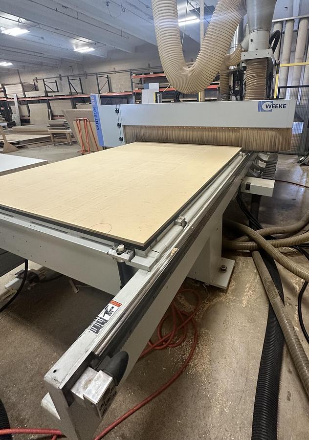 Used 2016 Weeke Vantech 510 (NBP084) 5' x 10' CNC Nesting Router