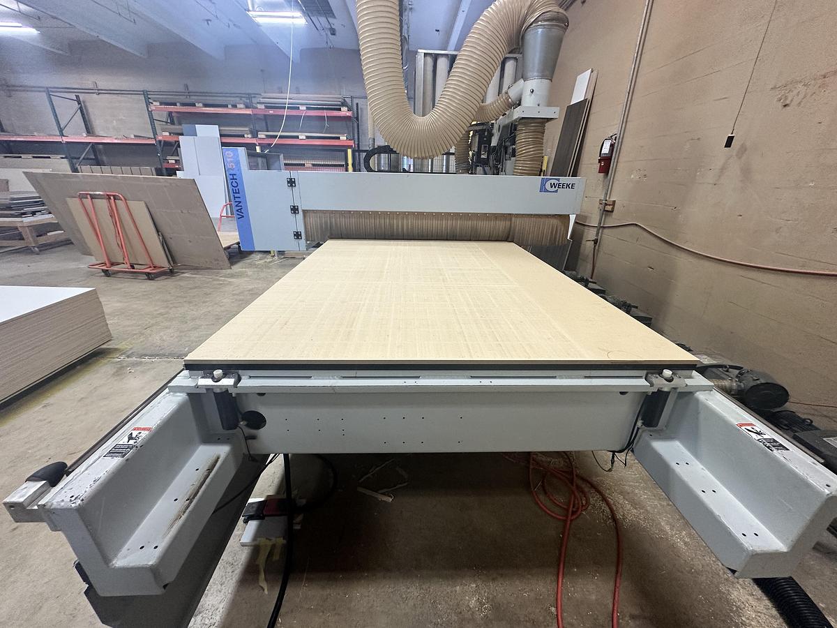 Used 2016 Weeke Vantech 510 (NBP084) 5' x 10' CNC Nesting Router