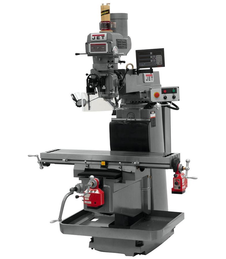 JTM-1254VS with NEWALL DP700 3X (K) DRO, X & Y Powerfeeds & Air Power Drawbar