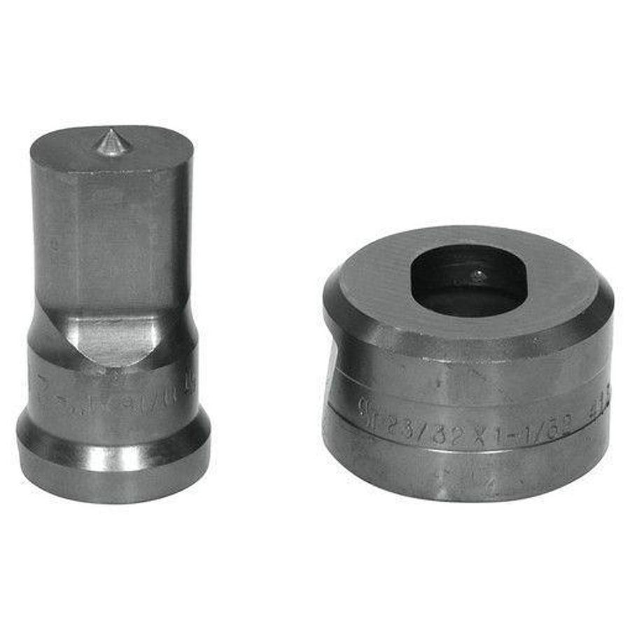 11/16 x 1-1/16 Oblong Punch & Die Set With Key-Way - (PDOB11/16X1-1/16)