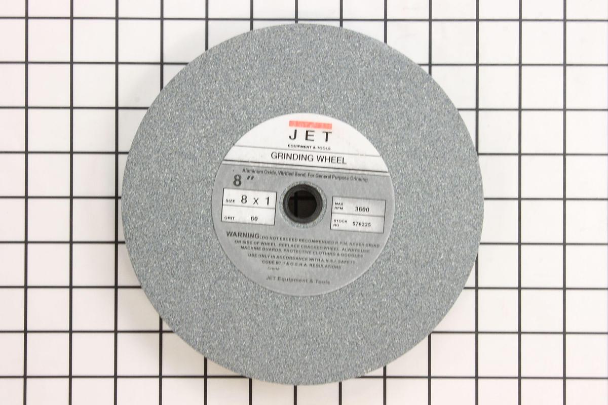 JET — Grinding Wheel, 8 x 1 in A60 for JET grinders