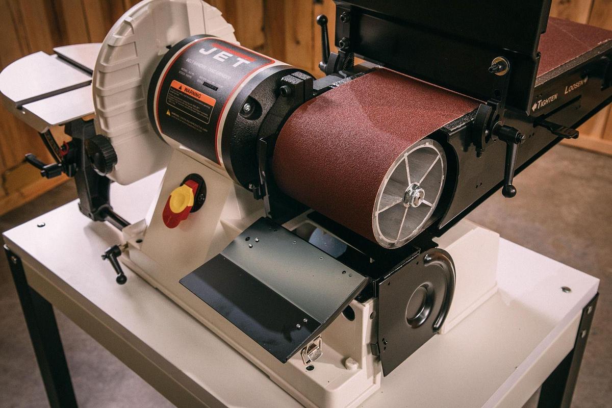 JSG-96, Benchtop 6" x 48" Belt / 9" Disc Sander, 3/4HP 1Ph, 115V