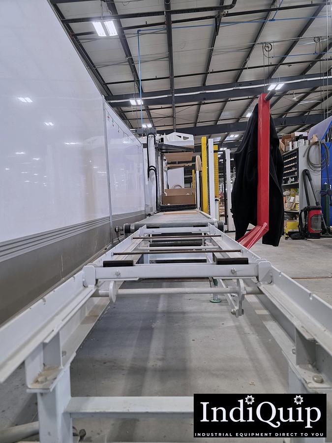 Used 2018 Homag CABTEQ T-200 Feed Thru Case Clamp