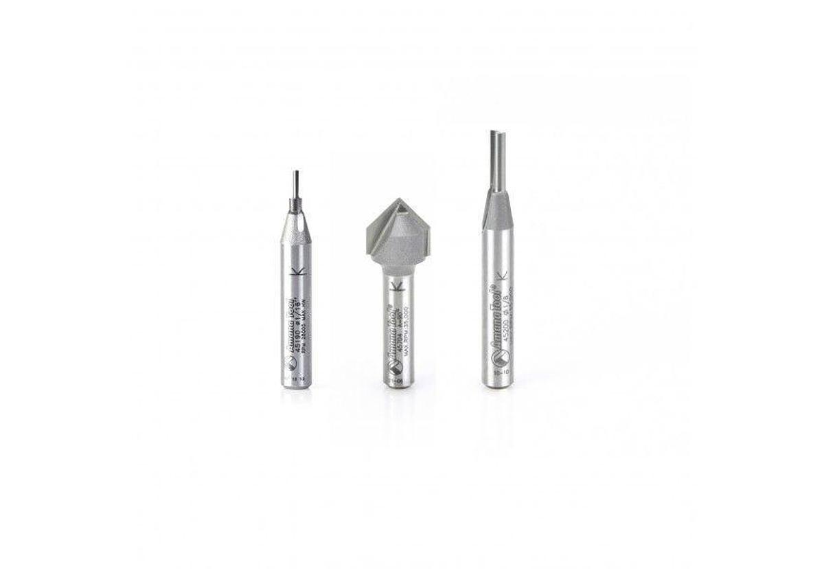 ABS207 - 3pc CNC Inlay Bit Set