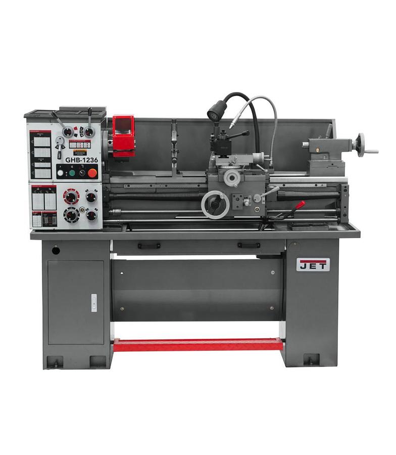 GHB-1236  Geared Head Bench Lathe with Newall DP700 in Jet Metalworking, Turning, Lathes