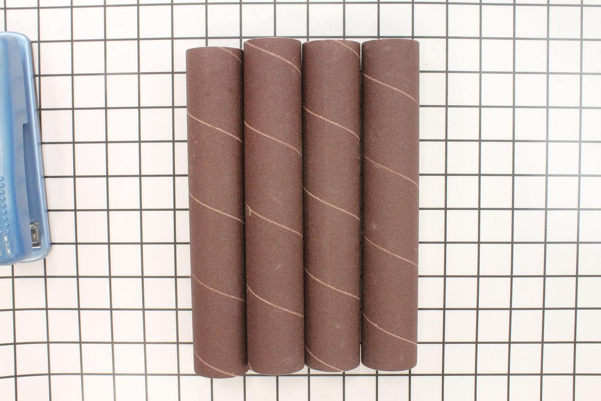 JET — Sanding Sleeves, 1-1/2 x 9 in, 100 Grit, Pack of 4