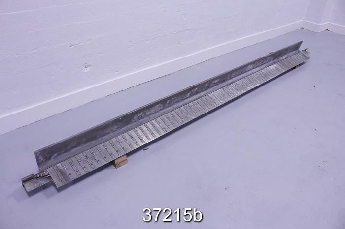 Used Doctor Blade, 132" Long Doctor Back and Holder #37215