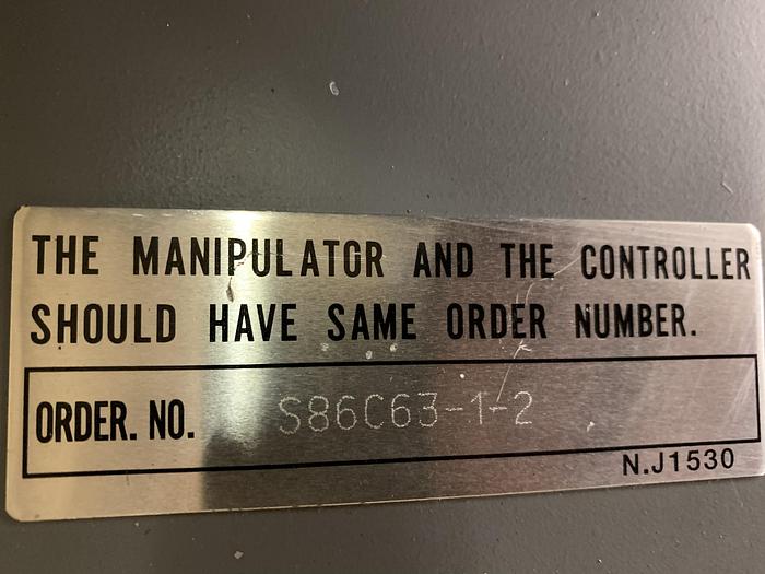 Used MOTOMAN UP50N (HP50) 50KG X 2046MM REACH 6 AXIS CNC ROBOT WITH NX100 CONTROL